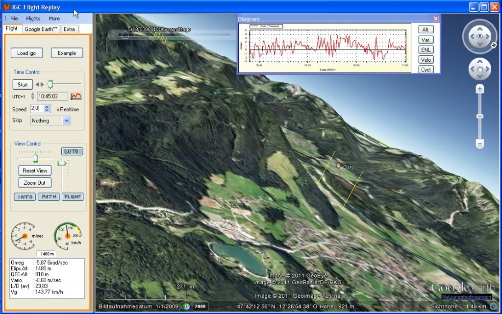 IGC flight replay